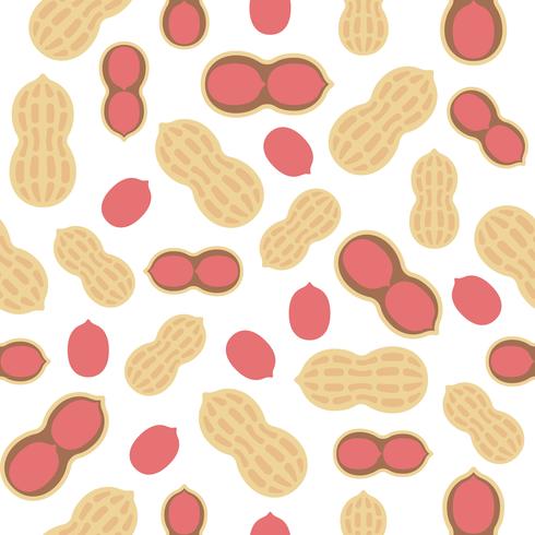 peanut seamless pattern for wallpaper or wrapping paper vector