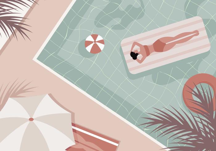 People Enjoying Summer vector