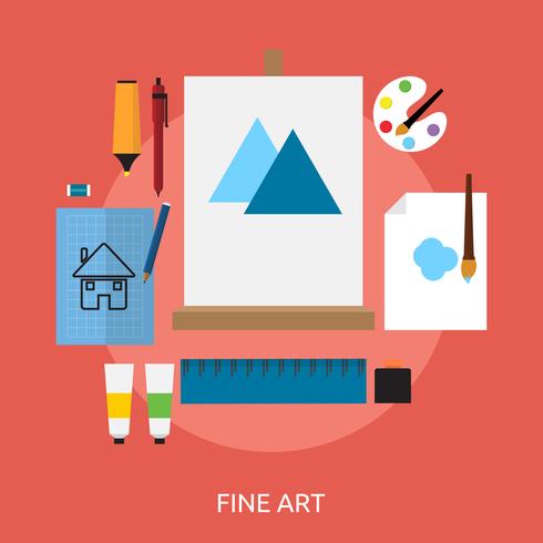 Fine Art Conceptual Design vector