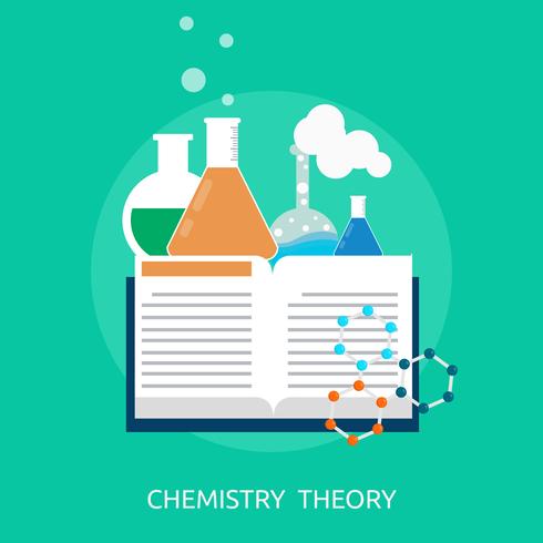 Template Complex Icon 479. Química Teoría Diseño Conceptual vector