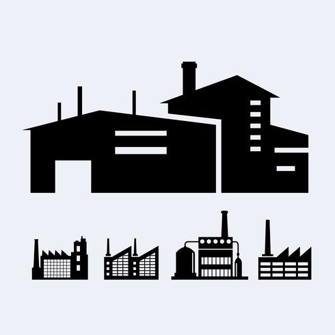 Un conjunto de diseño industrial. vector