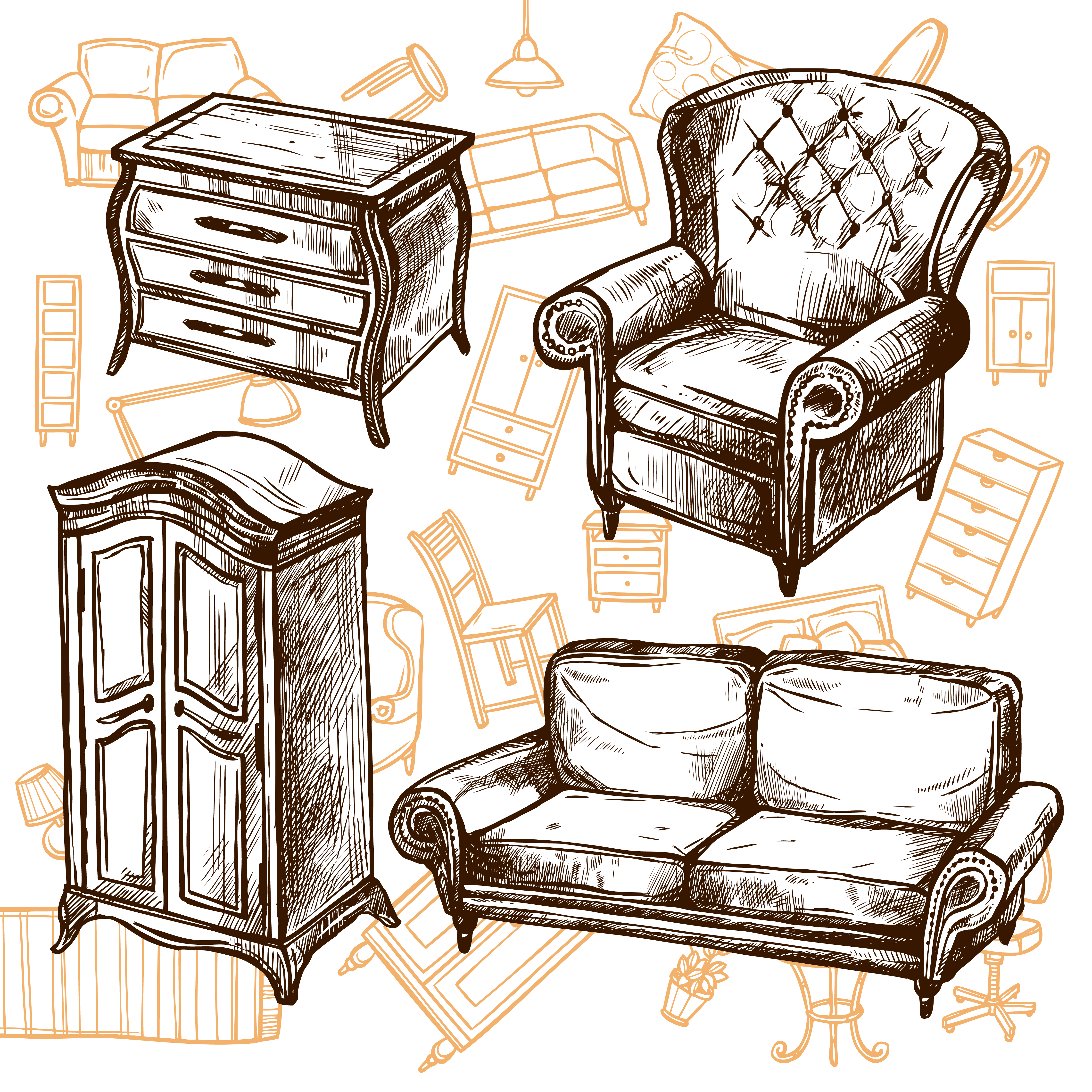 Famous Concept 10+ Furniture Design Sketch