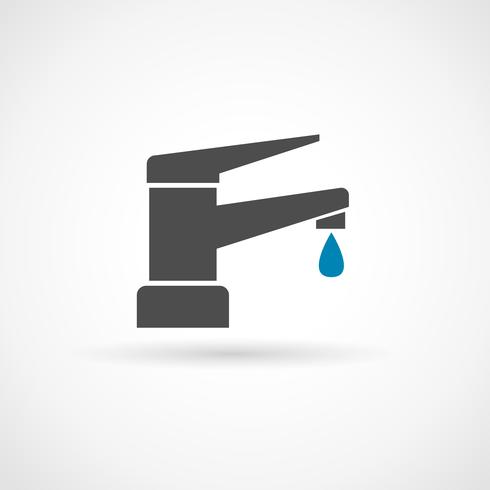 Faucet Icon Flat vector
