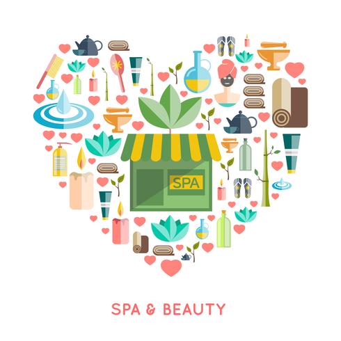 Spa And Beauty Concept  vector