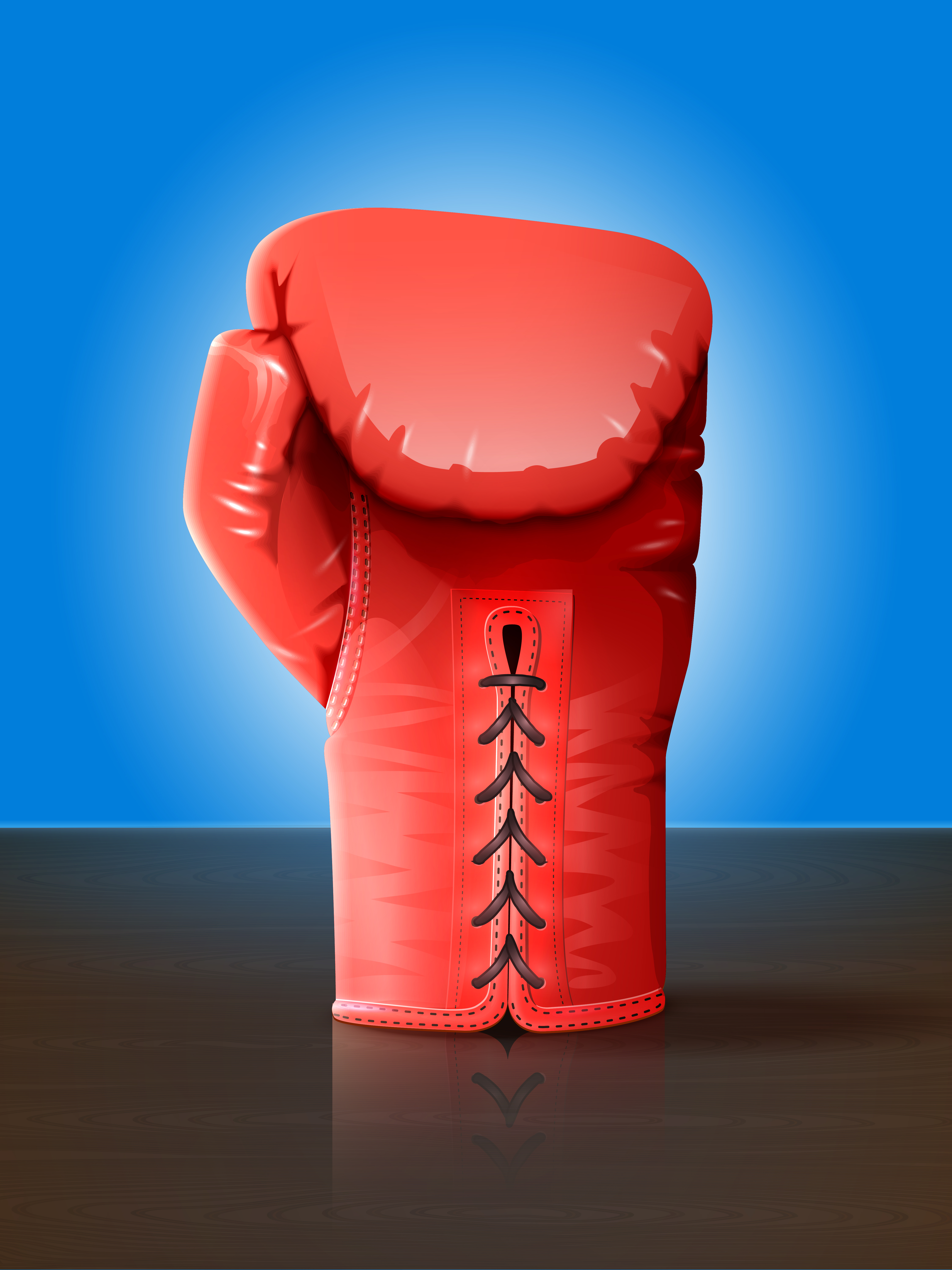 boxing glove illustration vector clipart realistic graphics