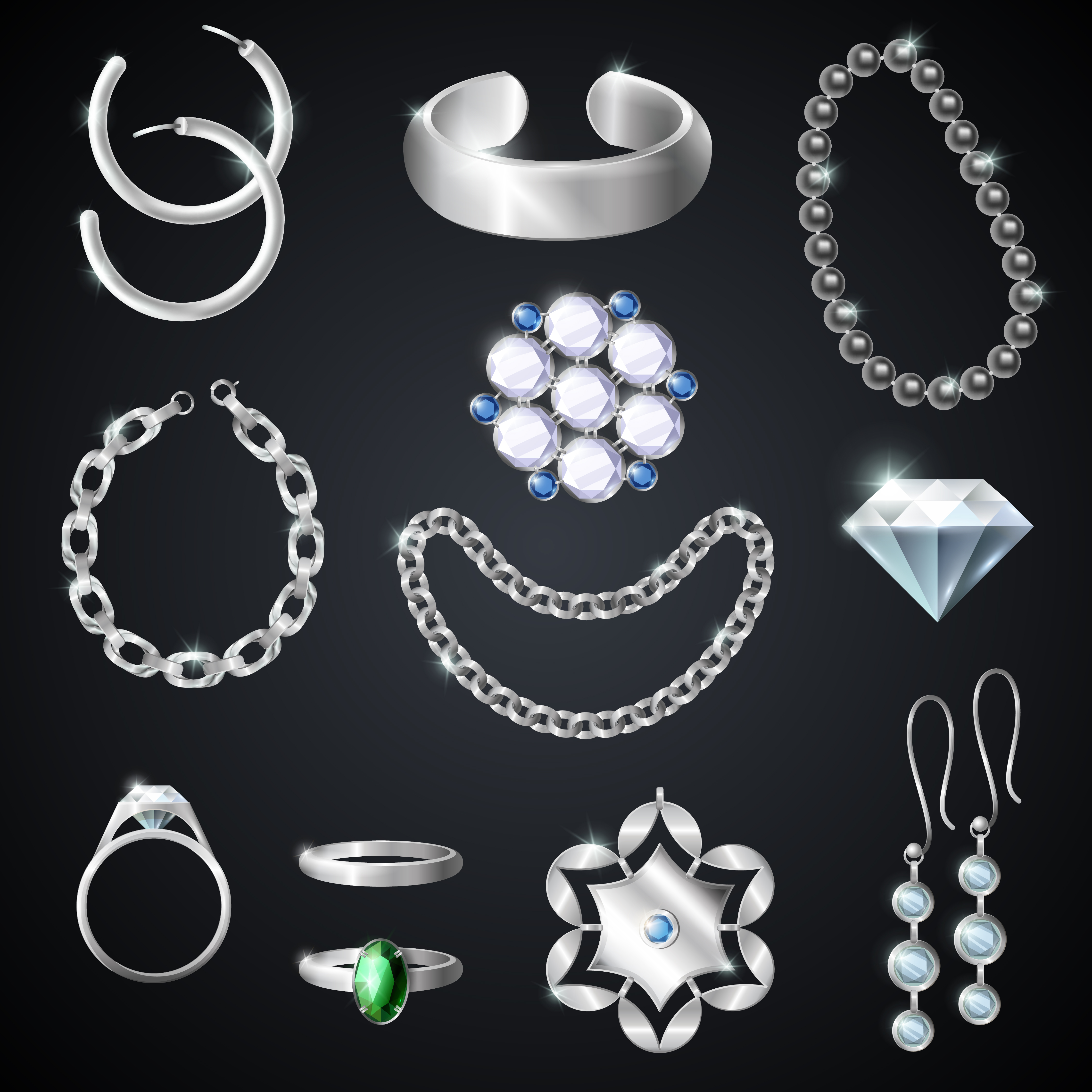 Jewellery Clipart Vector Free Images At Clker Com Vec - vrogue.co