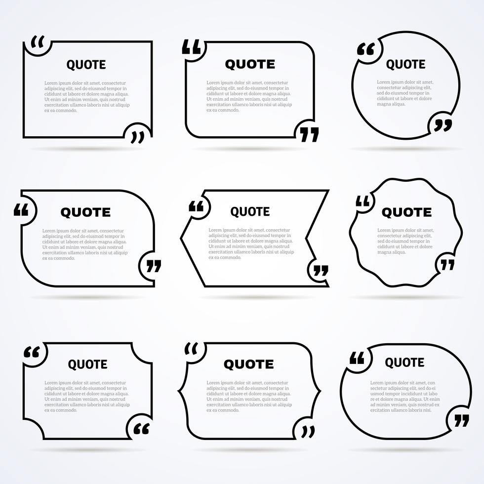 Timeless wisdom quotes outlined icons set 467359 Vector Art at Vecteezy(03)