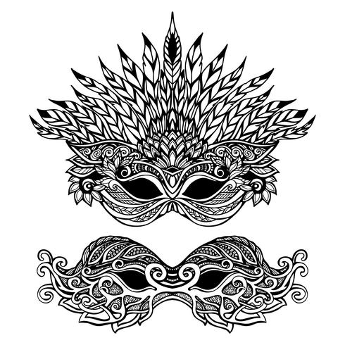 Decorative Carnival Mask vector