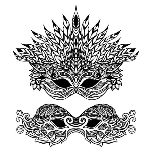 Decorative Carnival Mask vector