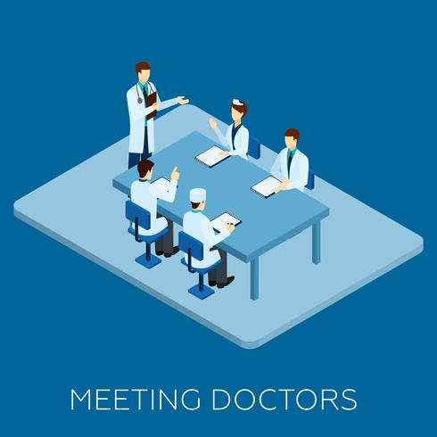 Doctor Meeting Concept vector