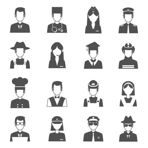 Profession Avatar Set vector