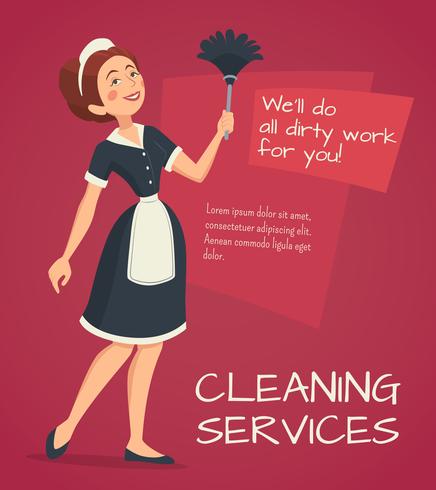  Cleaning Advertisement Illustration  vector