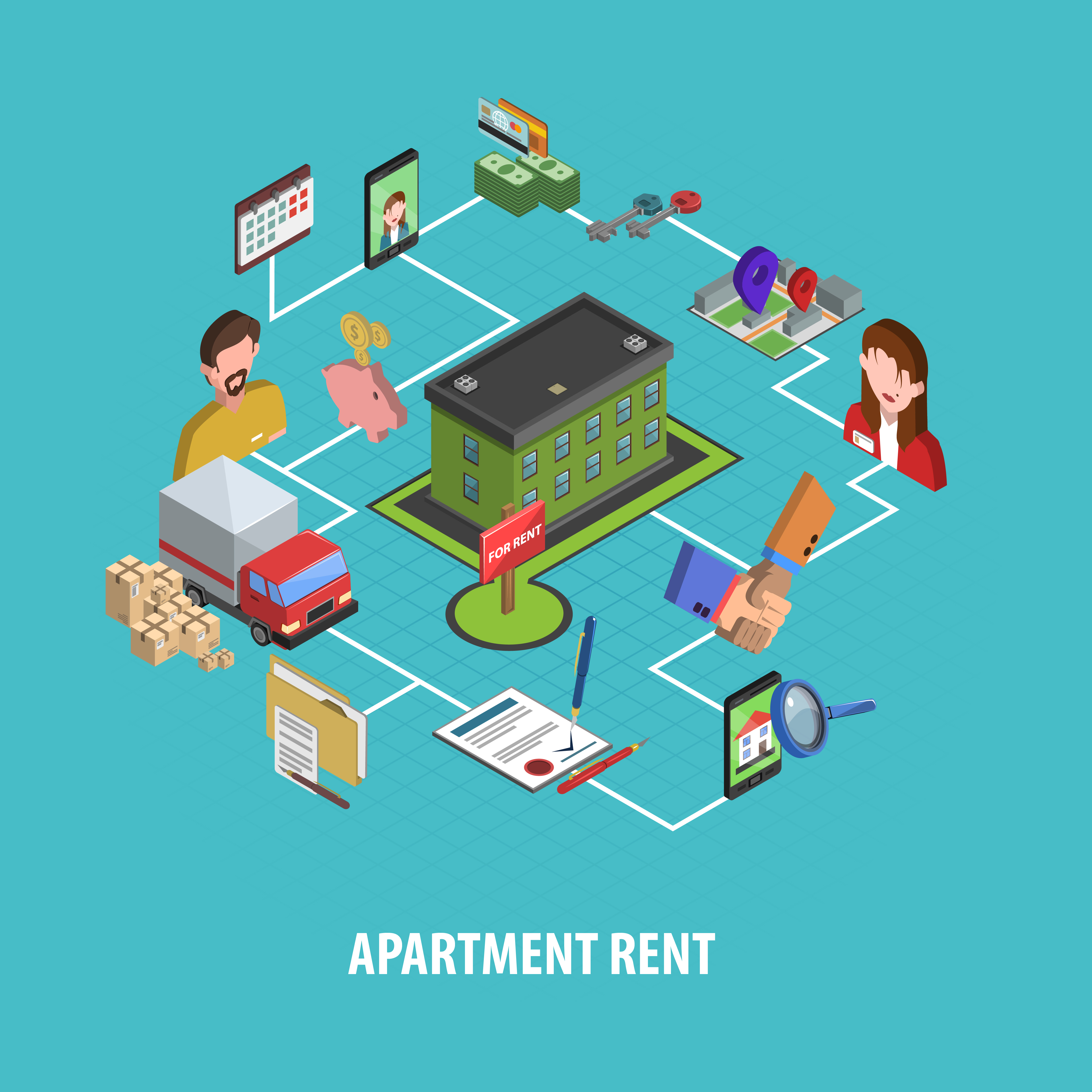 real-estate-rent-concept-468275-vector-art-at-vecteezy