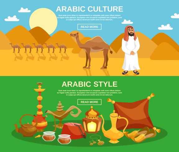 Arabic Culture Banner vector