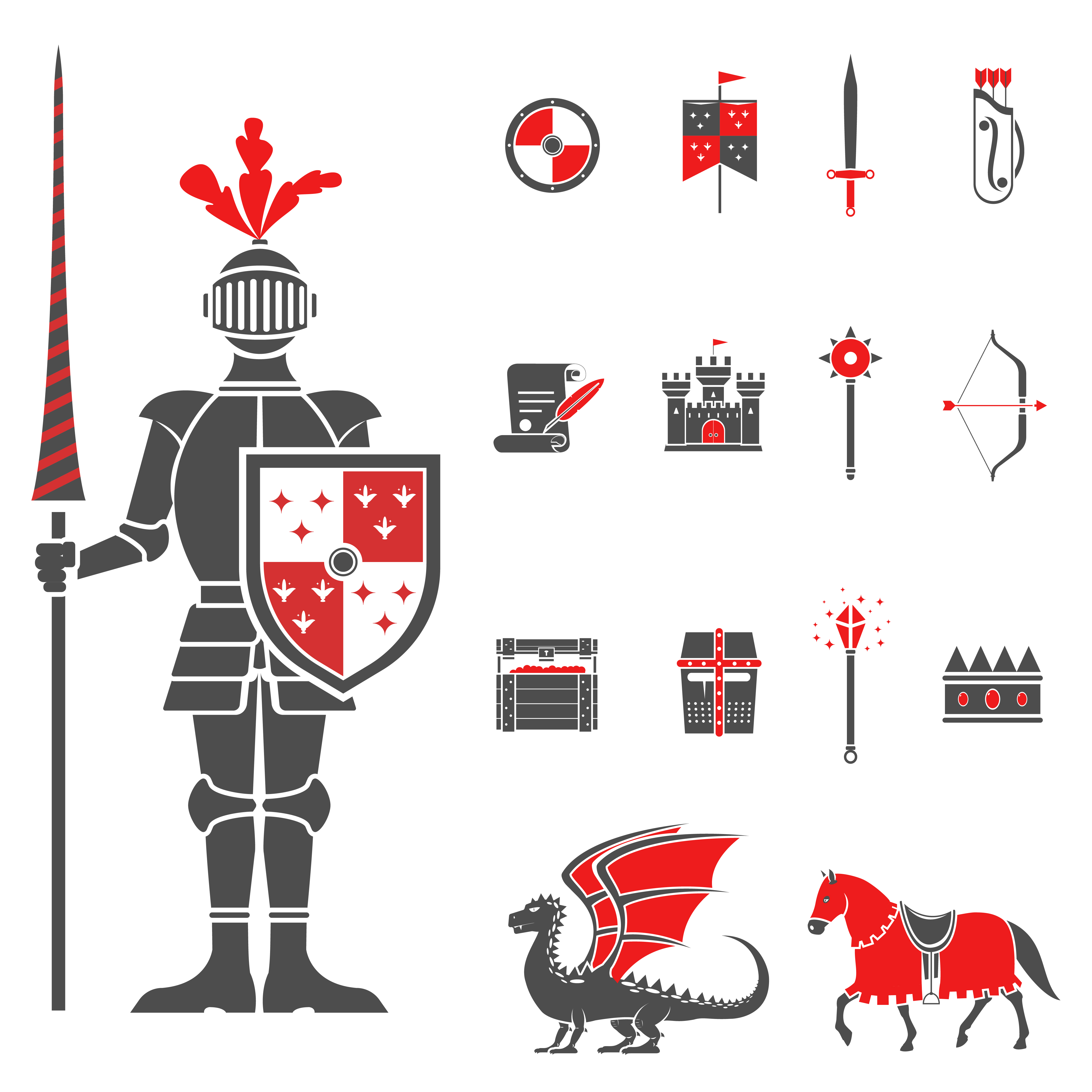 Medieval Knight Icons