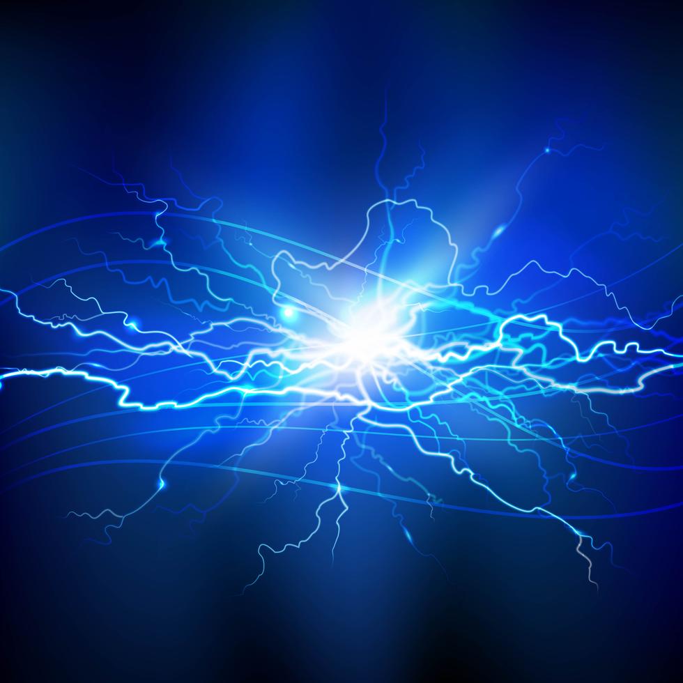 Blue Lightning Background 468811 Vector Art at Vecteezy