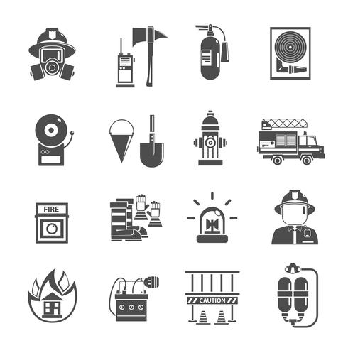 Icono de fuego plano vector