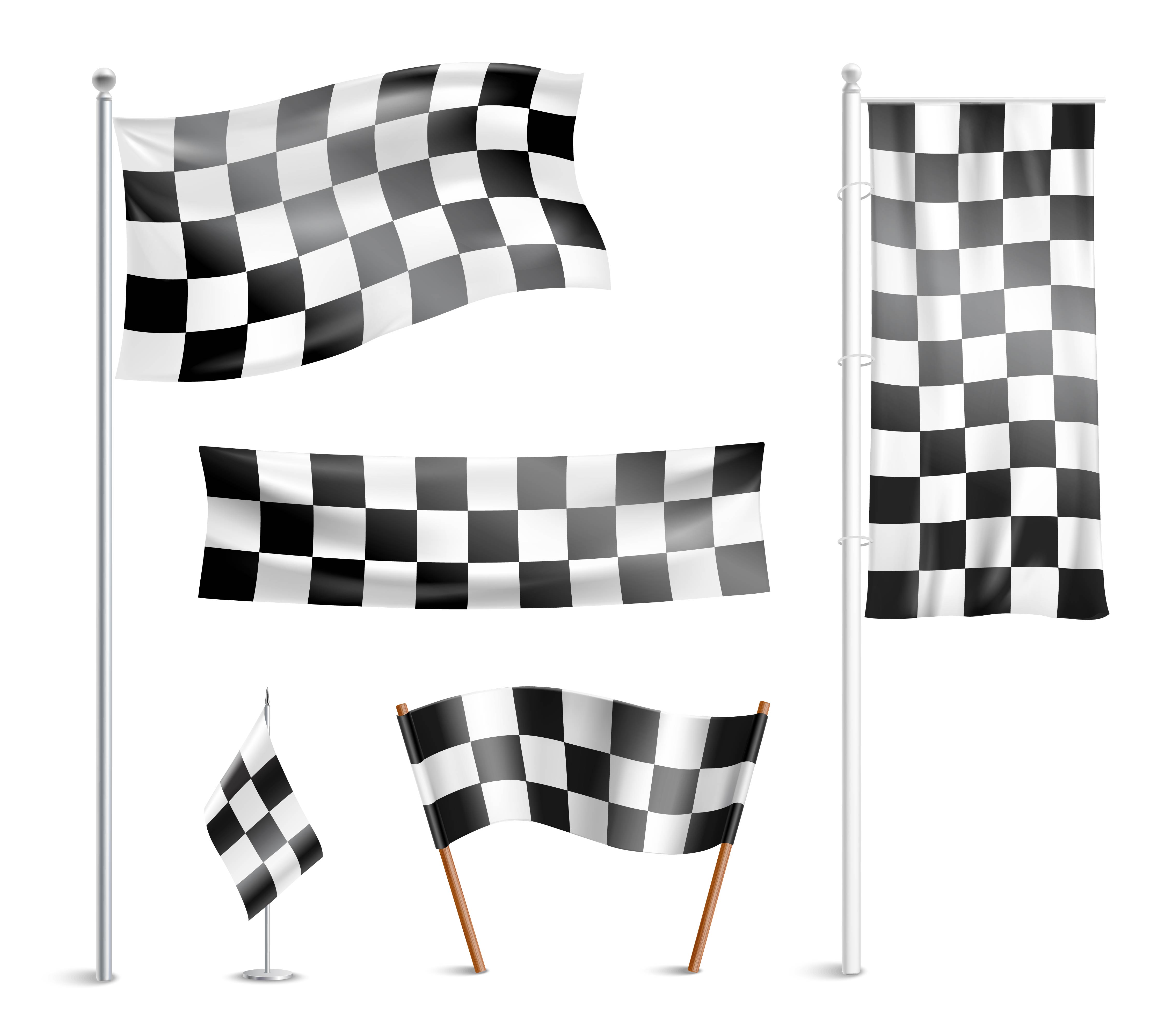 Checkered flags pictograms collection 469282 Vector Art at Vecteezy Repeating Checkered Flag Background