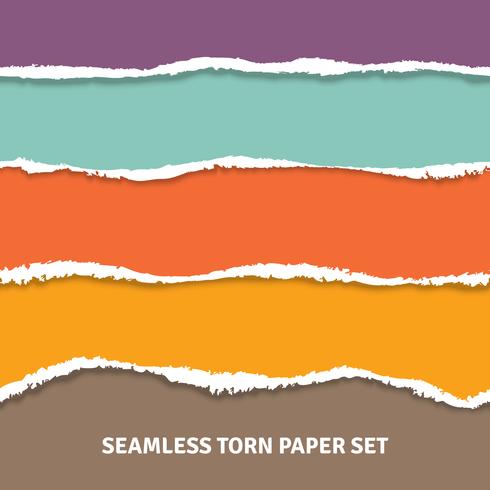 Seamless Torn Paper Concept vector