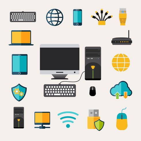 Network Gadget Set vector