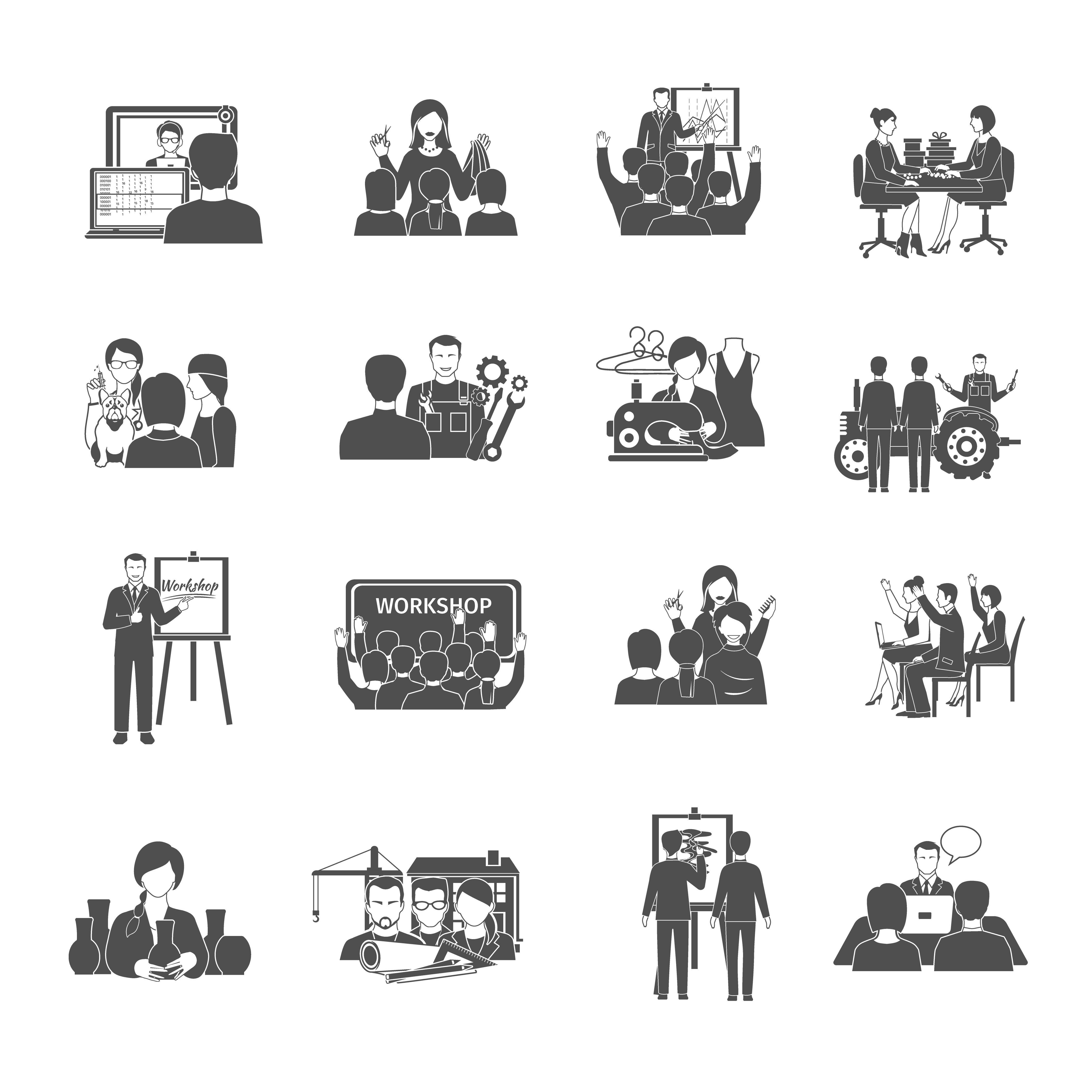 Icons Set 469640 Vector Art at Vecteezy