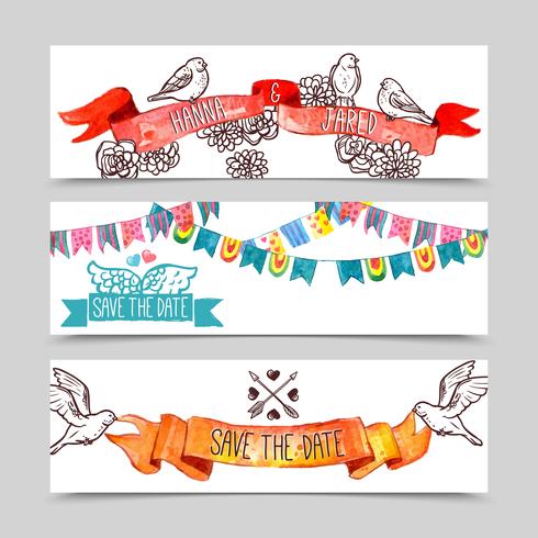 Holiday Banner Set vector