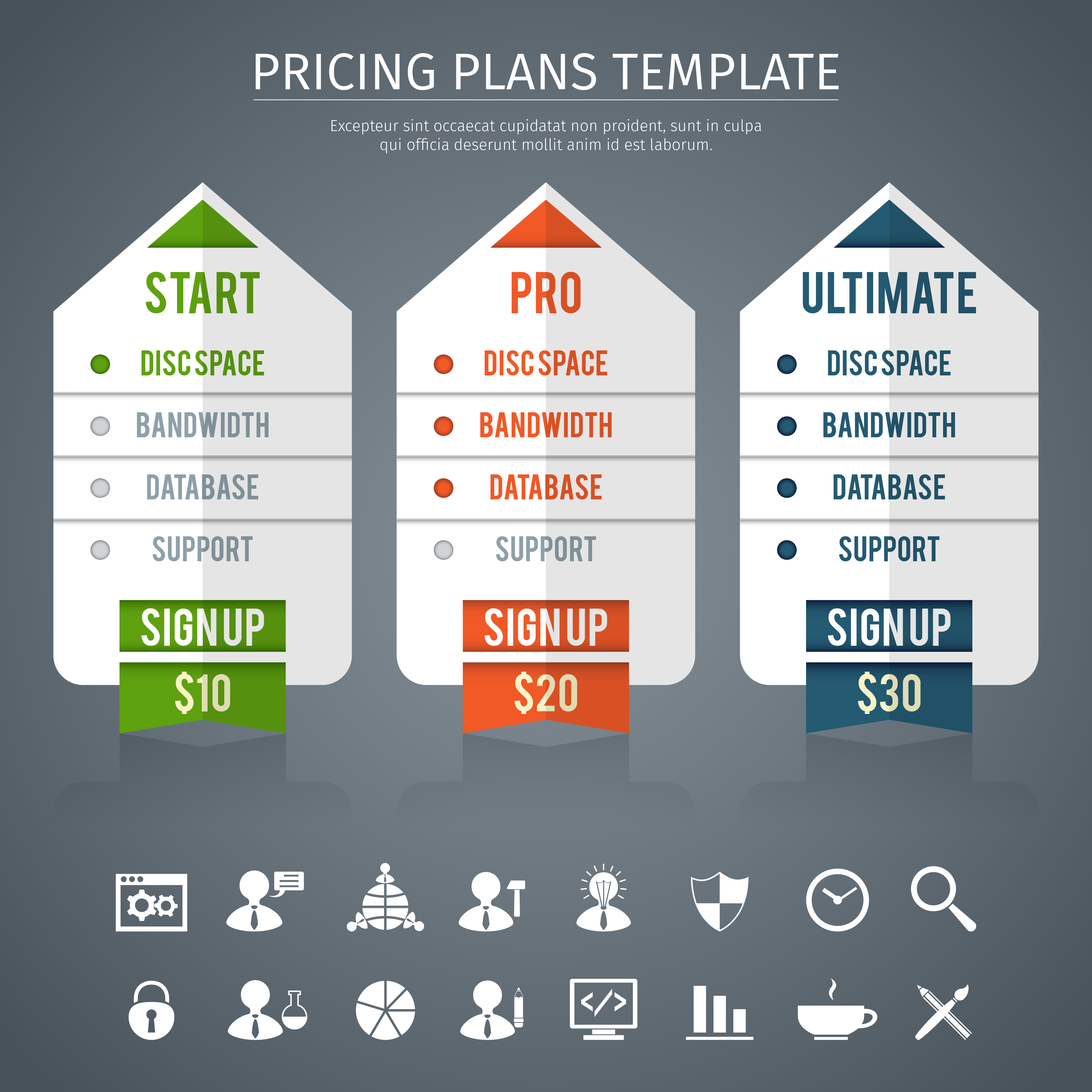 business plan pricing