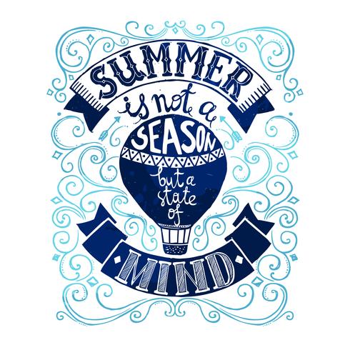 Summer Postcard Template vector