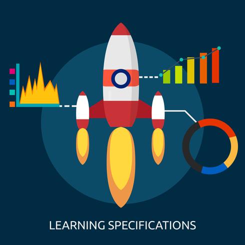 Learning Specifications Conceptual illustration Design vector