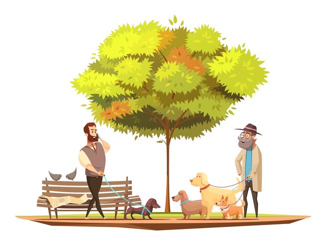 Dog Concept Illustration vector