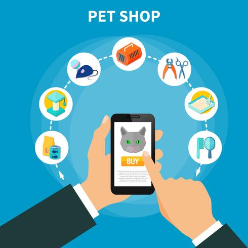 Pet Care Concept vector