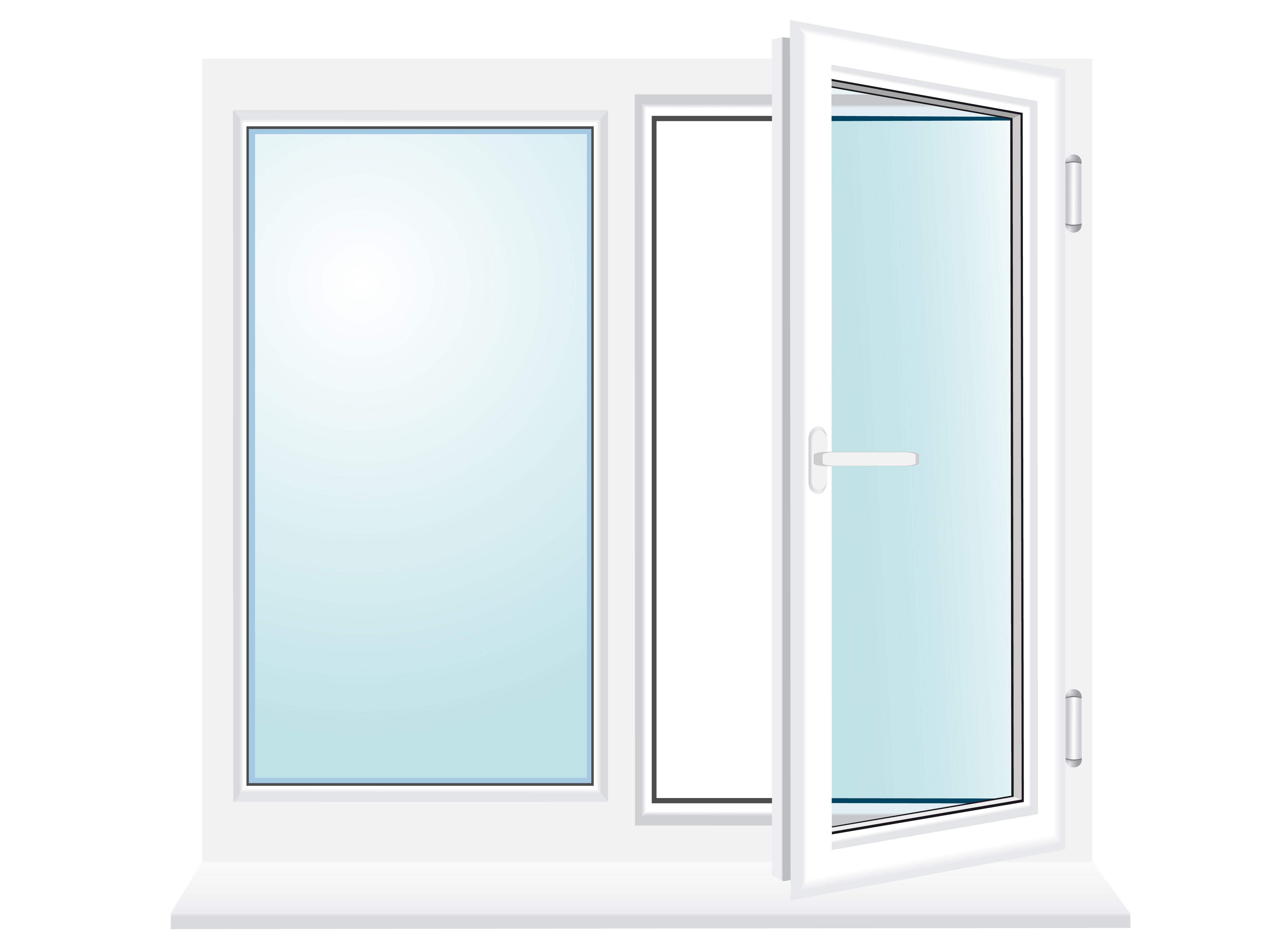 open plastic glass window vector illustration 470459 Vector Art at Vecteezy