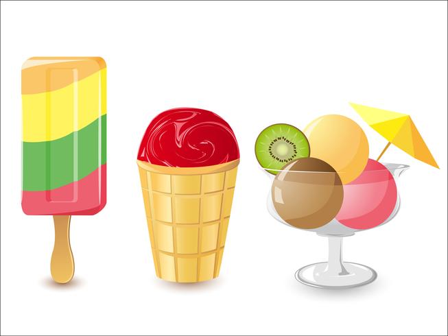 helado vector