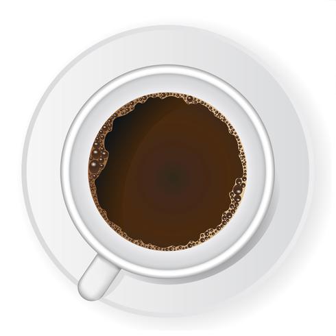 taza de cafe vector