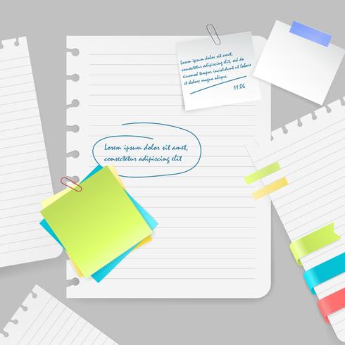 Paper Note Composition vector