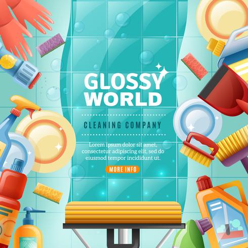 Professional Cleaning Illustration vector