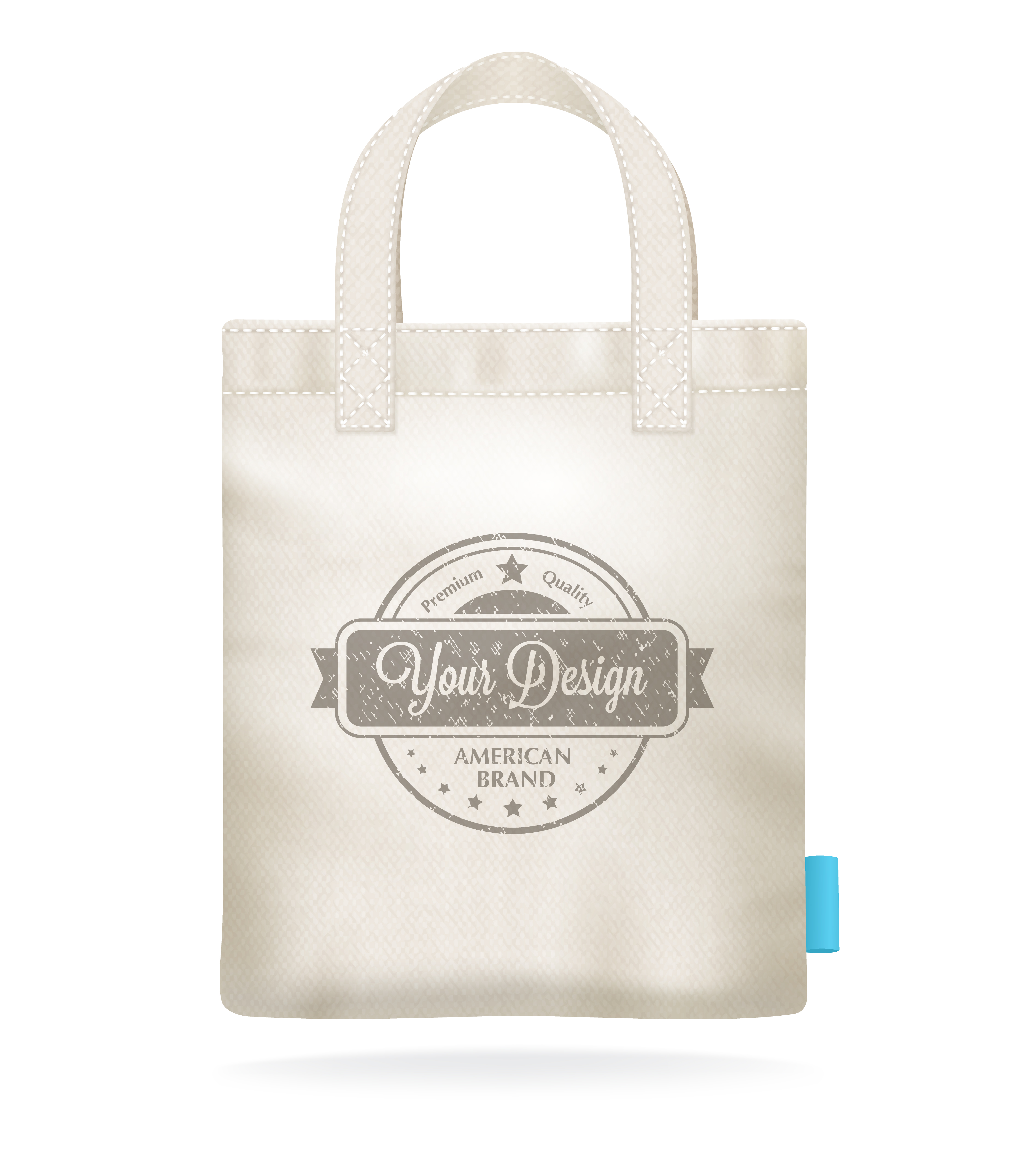 Download White Canvas Mockup Realistic Shopping Bag - Download Free ...