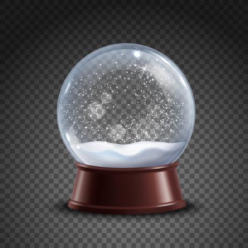 Snow Globe Composition vector