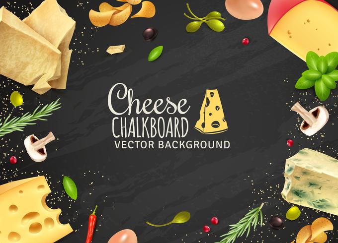 Delicious Cheese Background vector