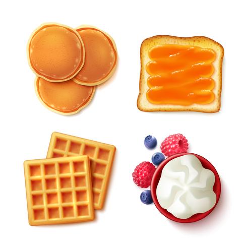 Breakfast Food 4 To View Items vector