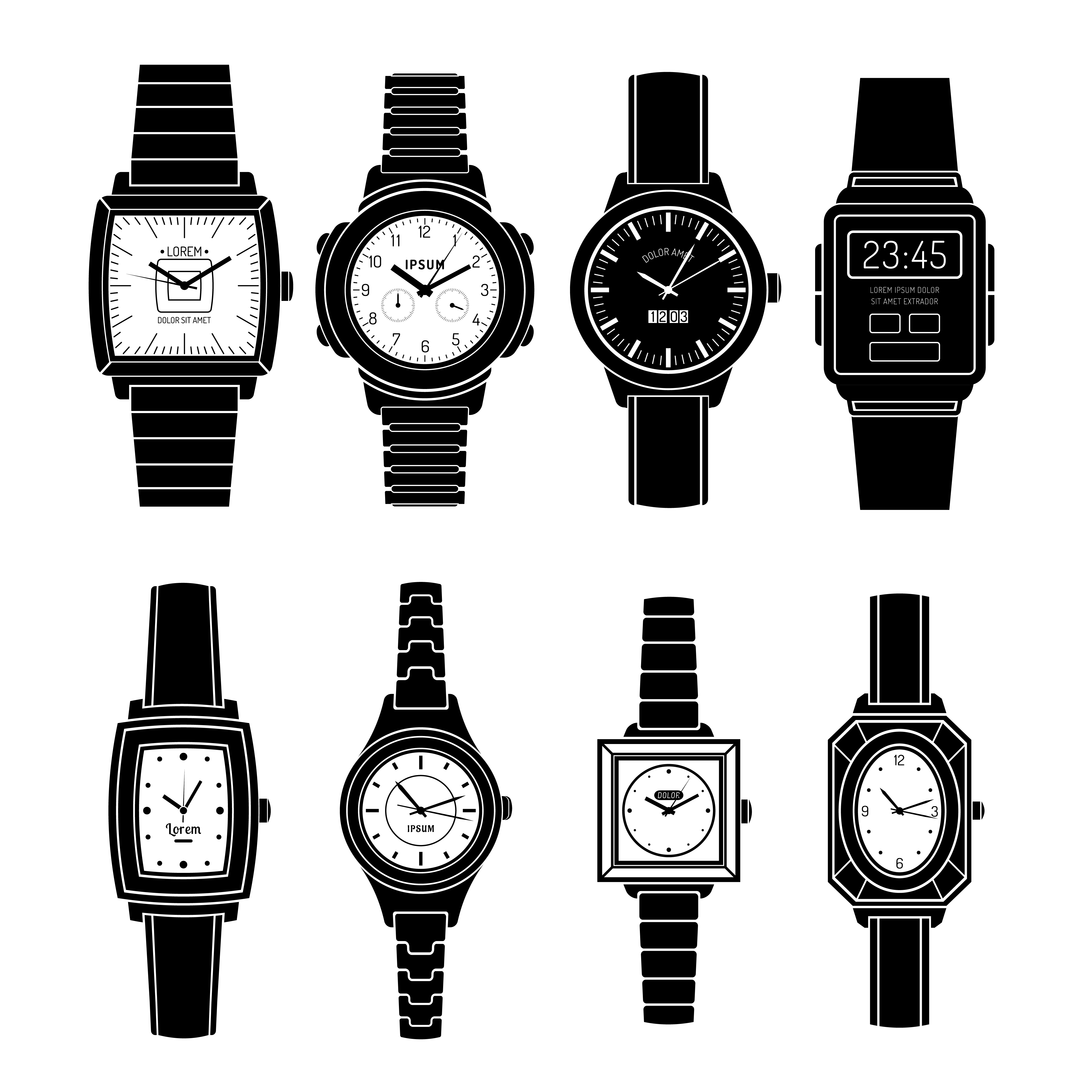 watch vector icon watch vector icon