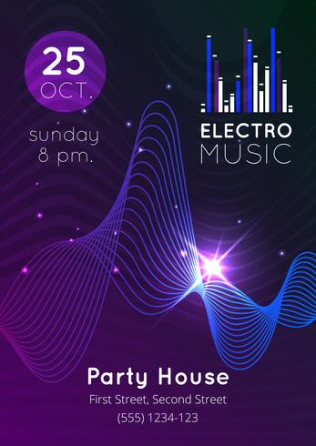 Music Audio Equalizer Poster vector