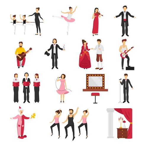 Theatre People Set  vector