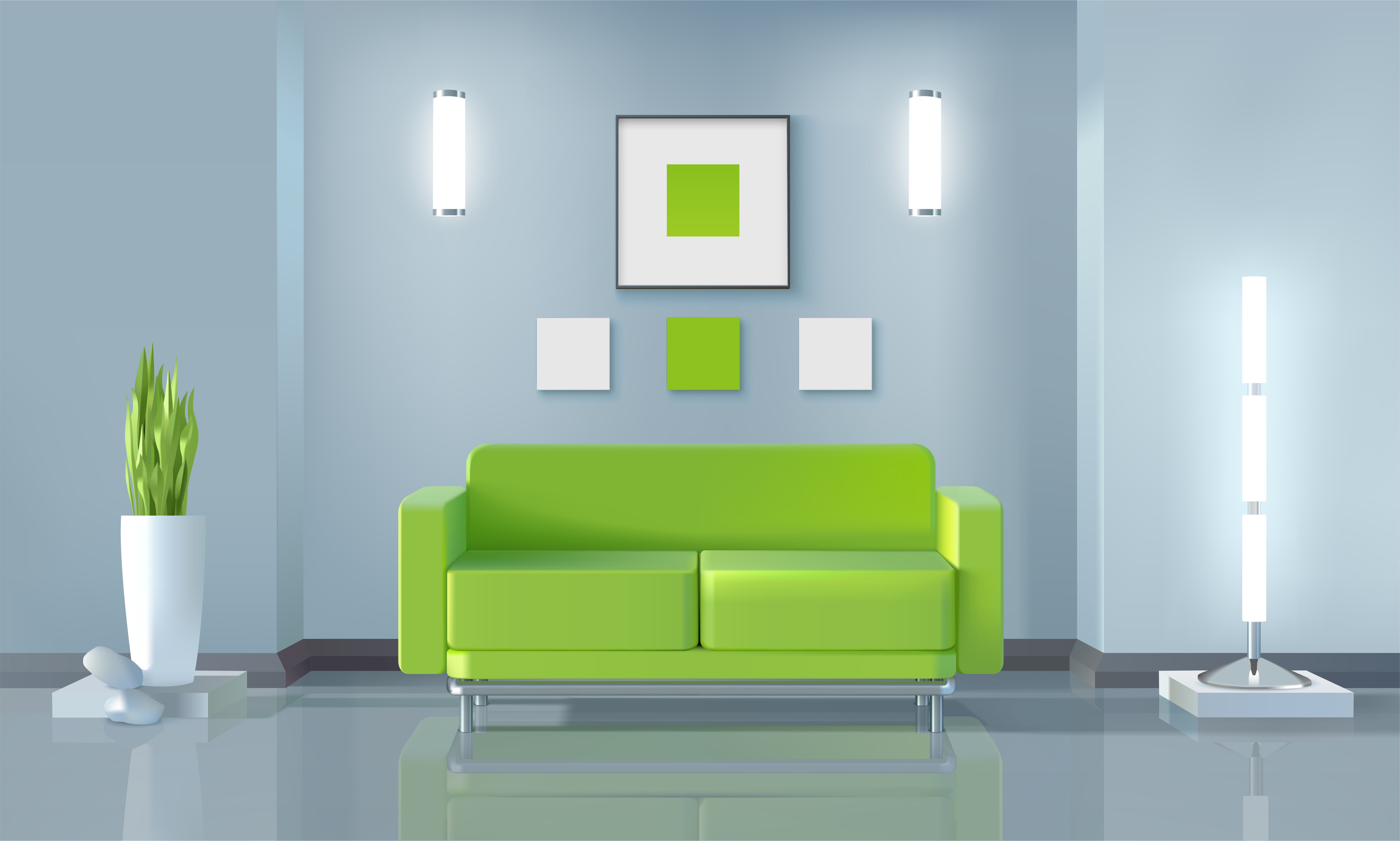 Living Room Design 471963 Vector Art at Vecteezy