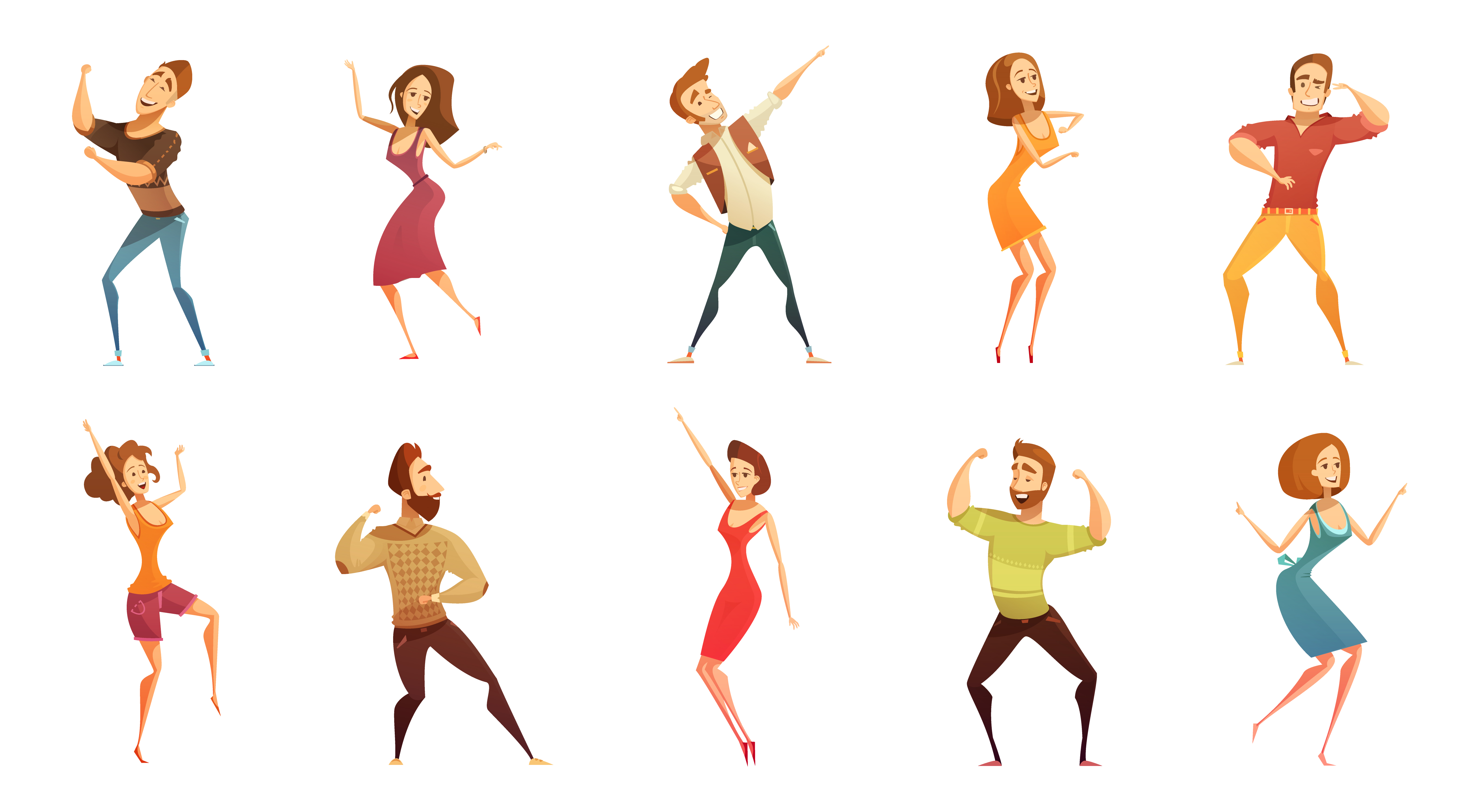 Cartoon Dancing People Clipart Best Images