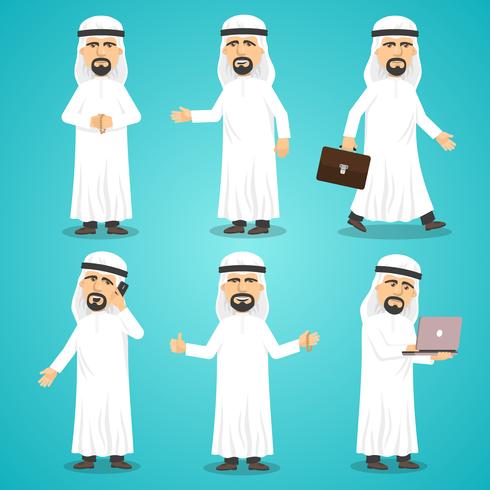 Arab Images Set vector