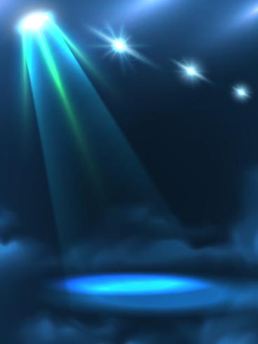   Blue Green Light Beam Background Banner  vector