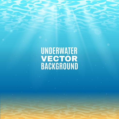 Fondo de Vector bajo el agua