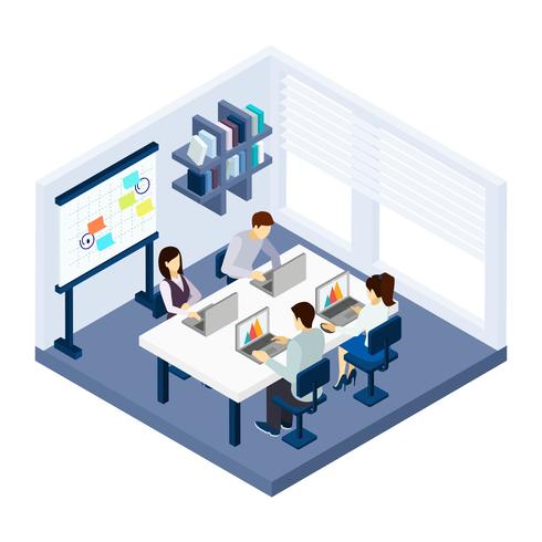 Coworking People Illustration  vector