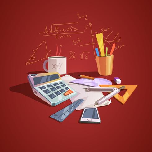 Math science concept vector